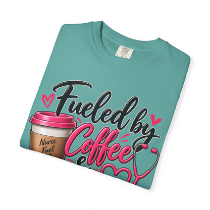 Fueled by Coffee & Compassion Nurse T-Shirt
